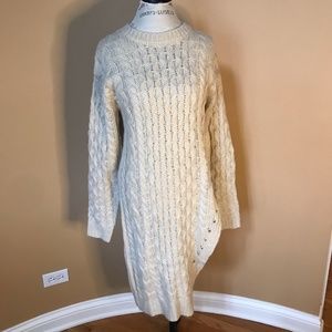 NWT JOA la long sweater beige